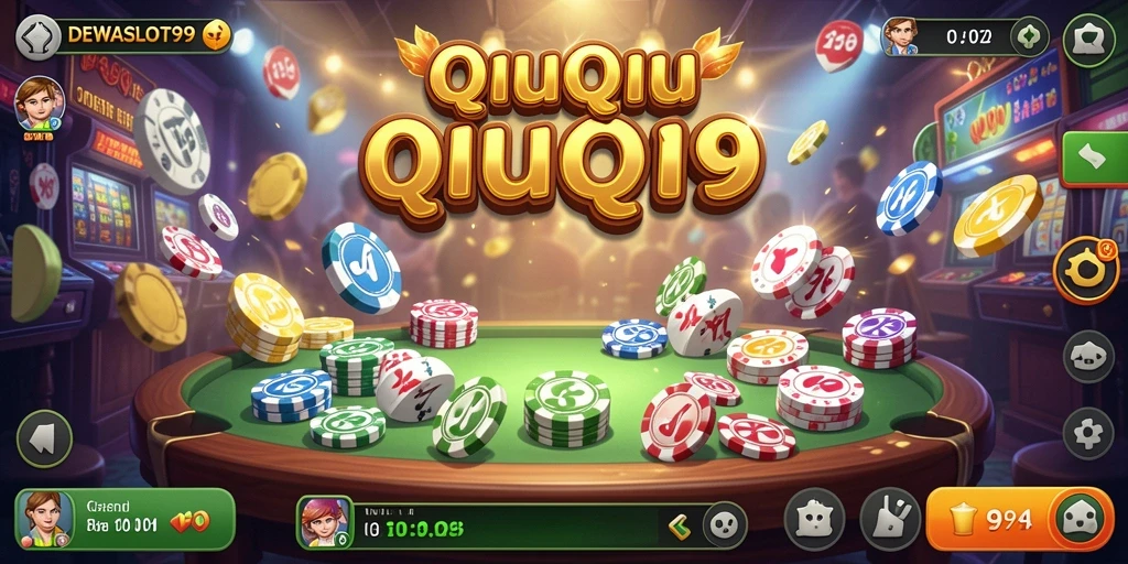 Tampilan gameplay seru dalam DEWASLOT99, permainan QiuQiu yang menantang.