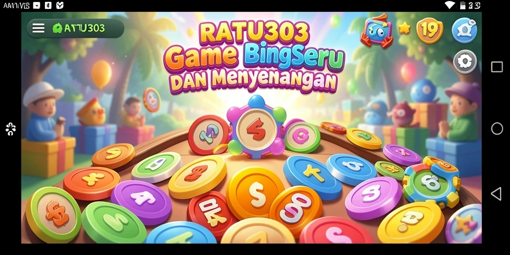 Tampilan gameplay Bingo yang seru dan interaktif di RATU303.