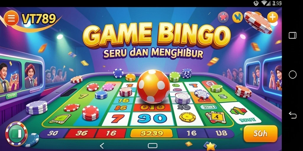 Tampilan gameplay Bingo di VT789 yang mengasyikkan dan interaktif.
